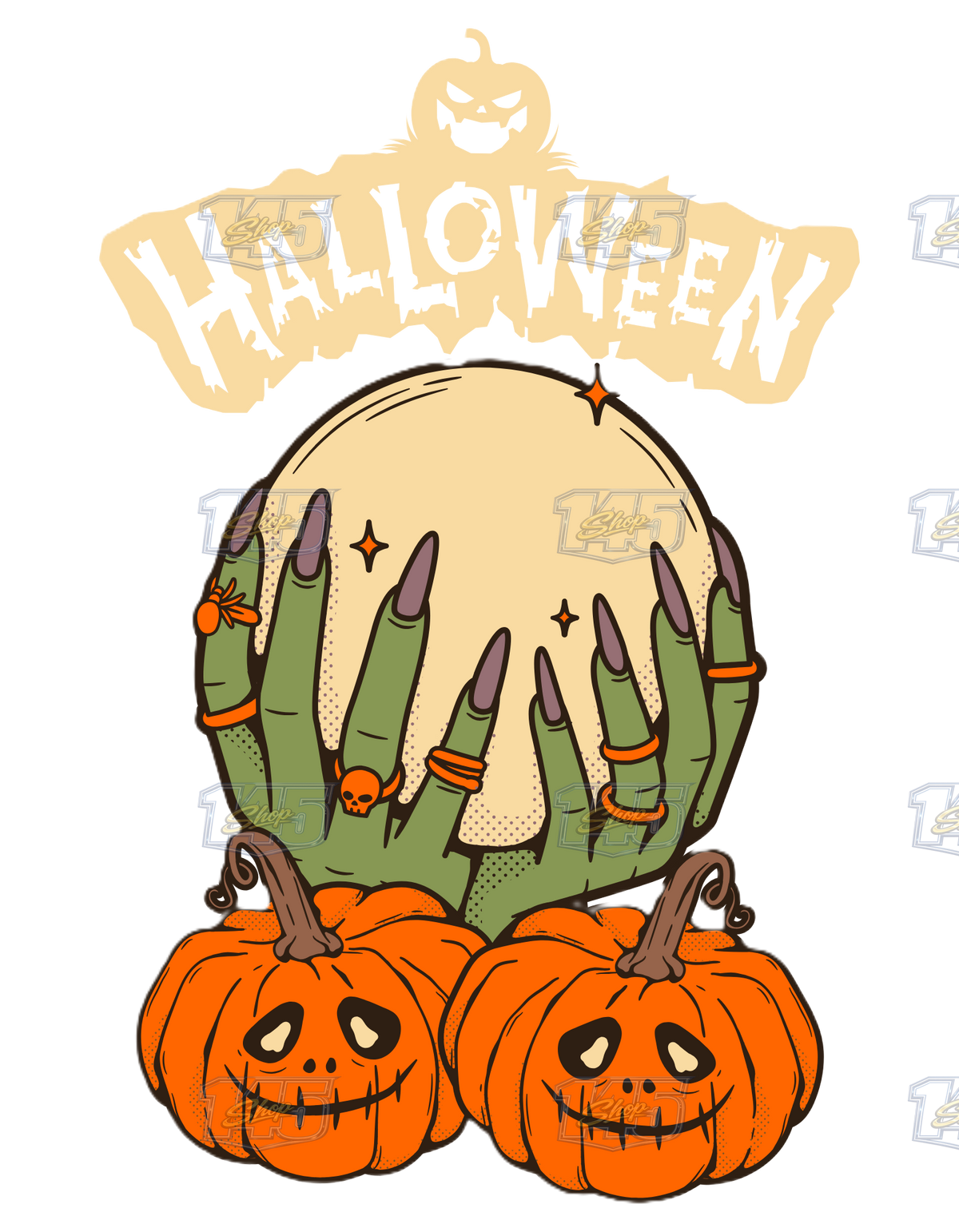 DTF Transfer Print Halloween  (Designs 1-100)