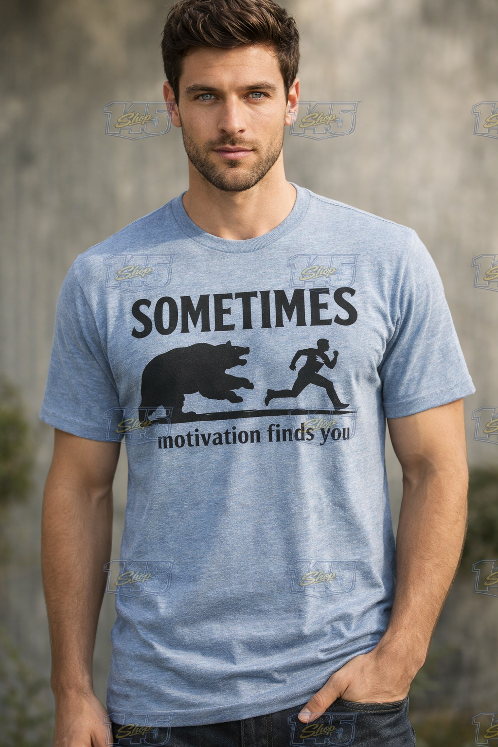 Sometimes Motivation Finds You T-shirt