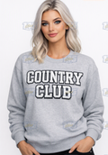 Country Club Crewneck Sweatshirt