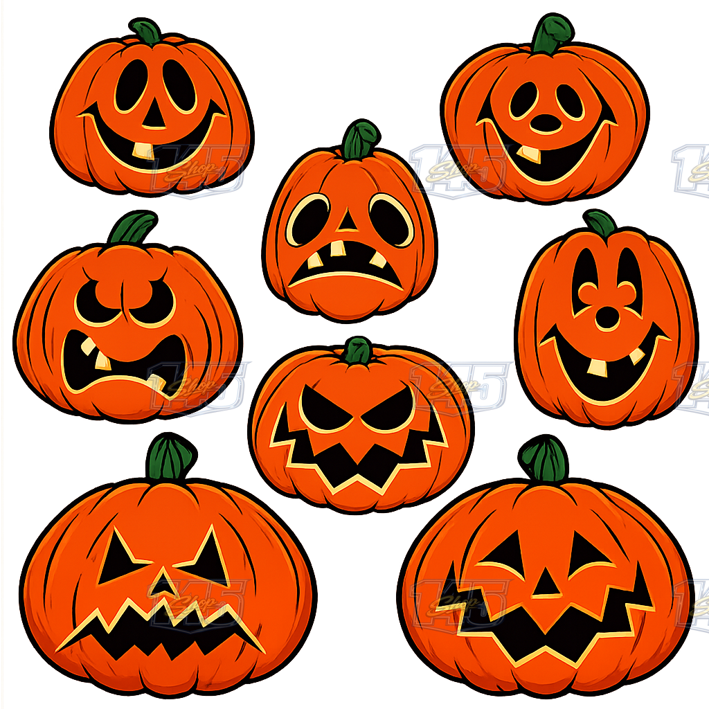 DTF Transfer Print Halloween  (Designs 1-100)